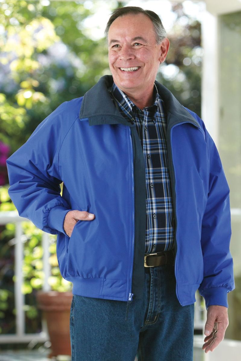 Men's Fleece Lined Jacket Adaptive Clothing for Seniors, Disabled & Elderly  Care