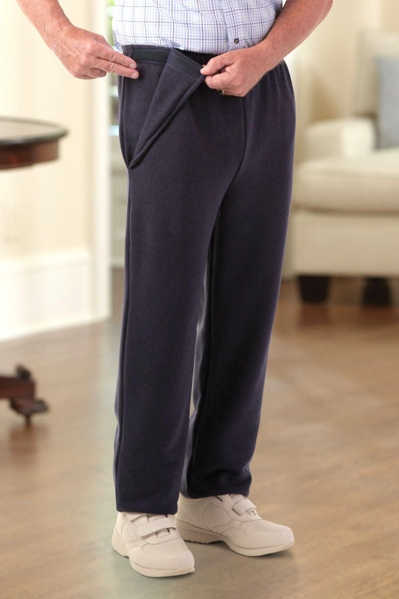 Women's Side Zip Sweatpants Adaptive Clothing for Seniors