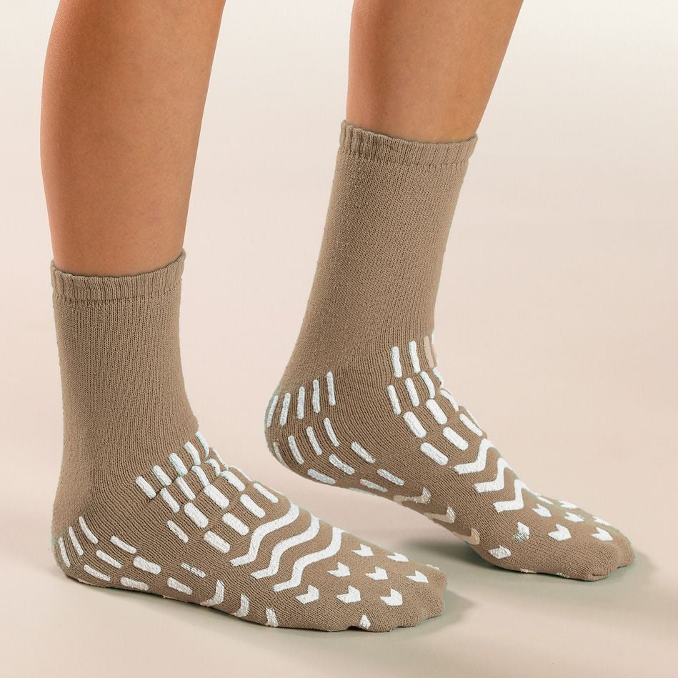Non-Skid Safety Socks Adaptive Clothing for Seniors, Disabled & Elderly Care