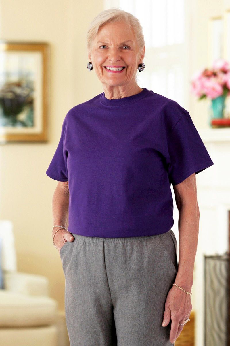 Plain colored sales women's t shirts