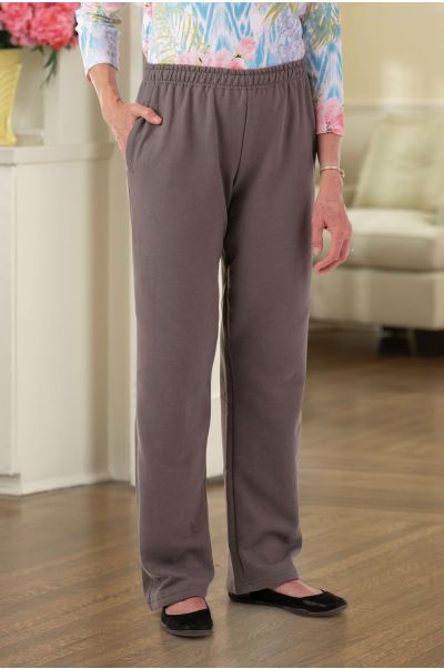 Pocketed Sweat Pant Adaptive Clothing for Seniors, Disabled & Elderly Care