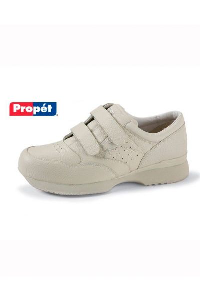 Men's Leather Hook and Loop Closure Shoe by Propet