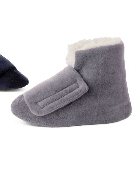 Men's Adjustable Shearling Bootie