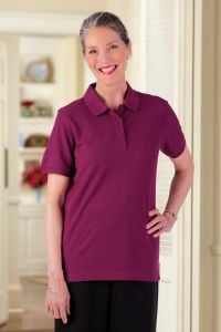 Women's Polo Shirt with Snap-Back Alteration (S-4X)
