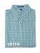 Long Sleeve Gingham Check Button Front Shirt