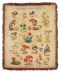 Gnomes of the Forest Woven Throw
