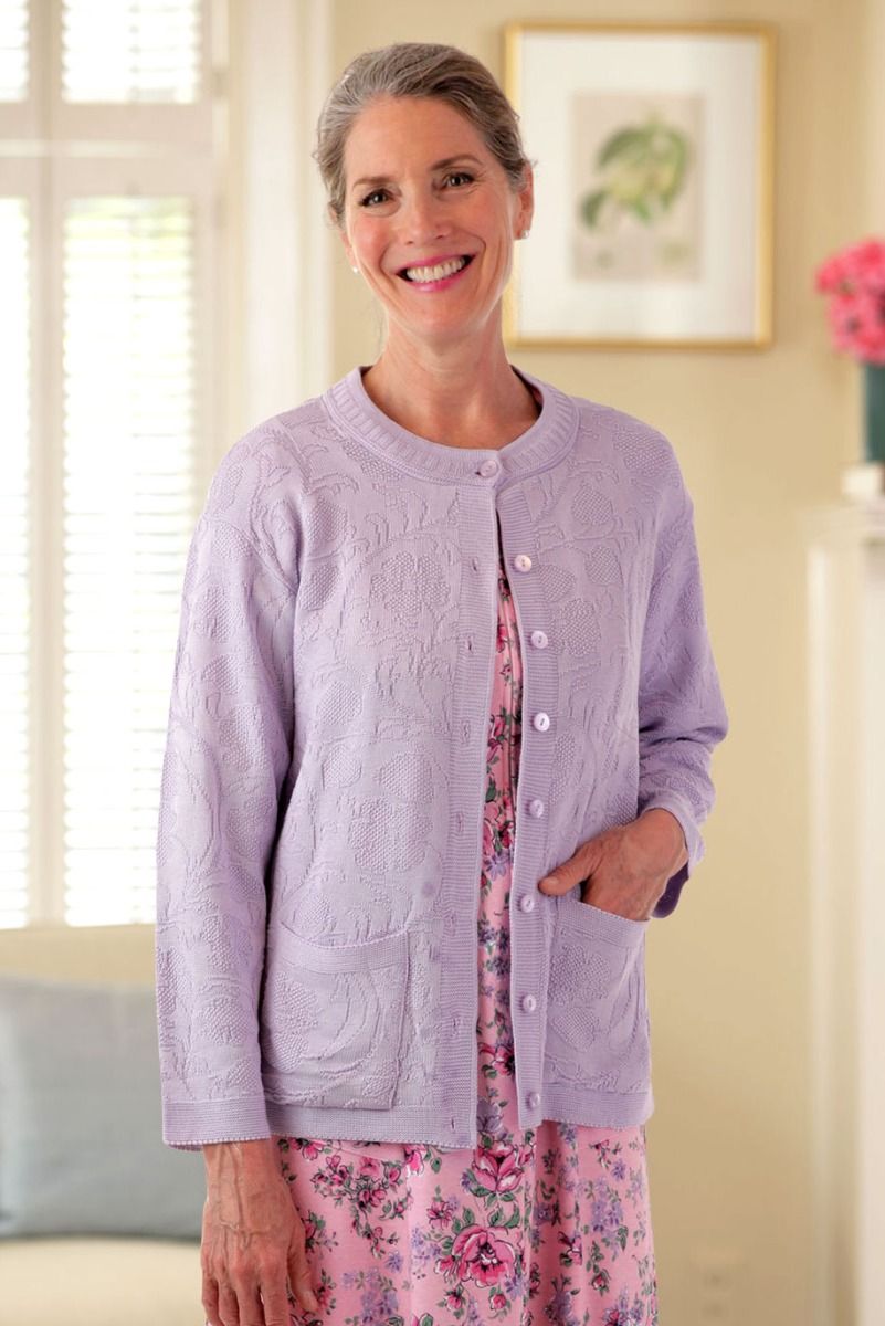Cardigan Sweater with Pockets for Seniors, Disabled & Elderly Care
