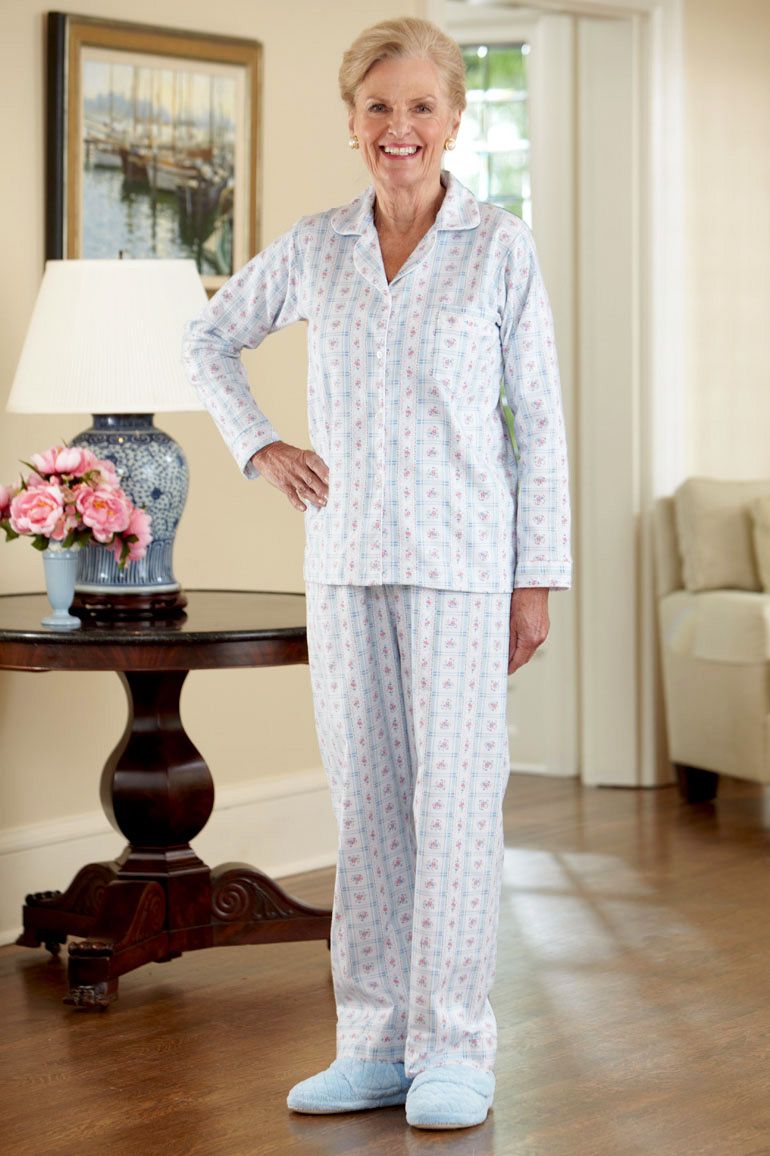 old lady flannel nightgowns