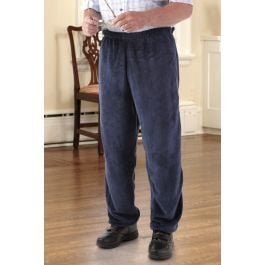 Men's So-Soft Side Zip Pants Adaptive Clothing for Seniors, Disabled ...
