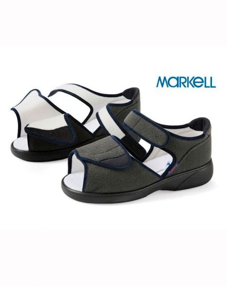 Silvert's Adaptive Clothing & Footwear Women’s Extra Wide Open Toed Sandal Shoes for Seniors 
