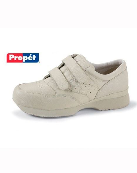 Men's Leather Hook and Loop Closure Shoe by Propet