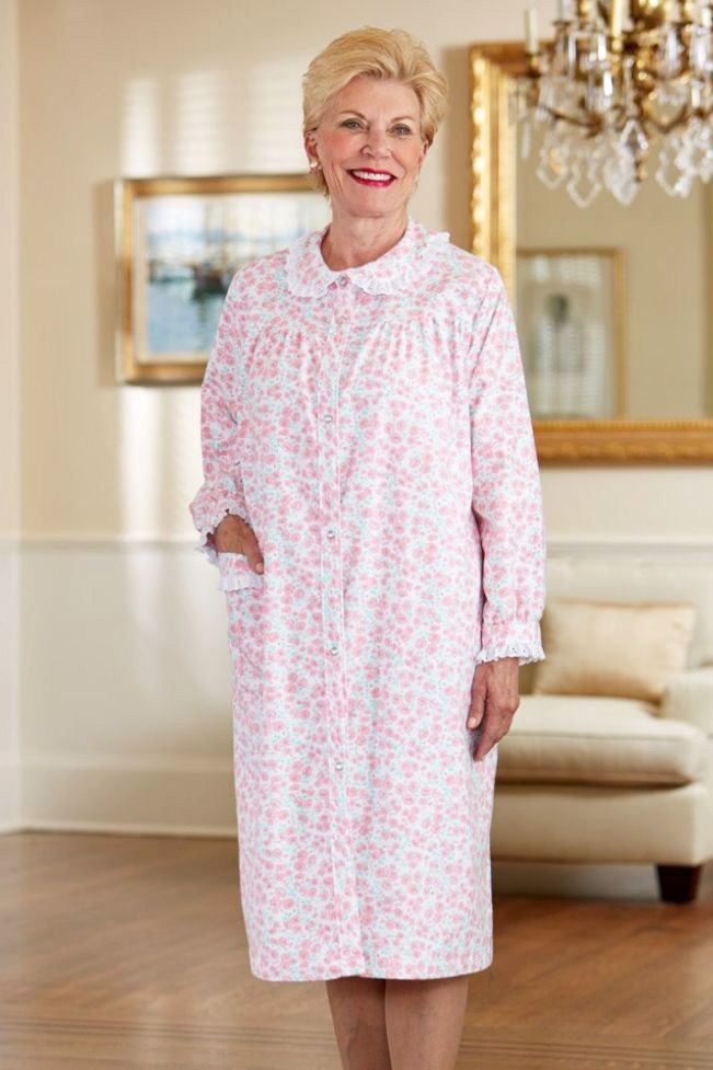 Flannel duster housecoat sale