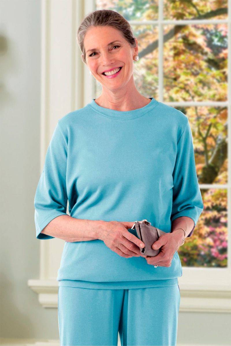 Womens banded bottom tops outlet