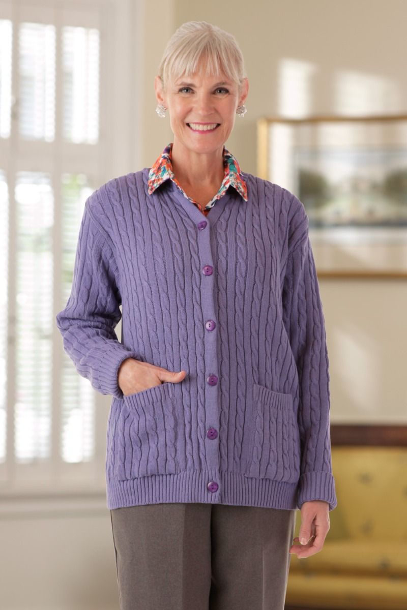 Cotton Snap Back Sweater