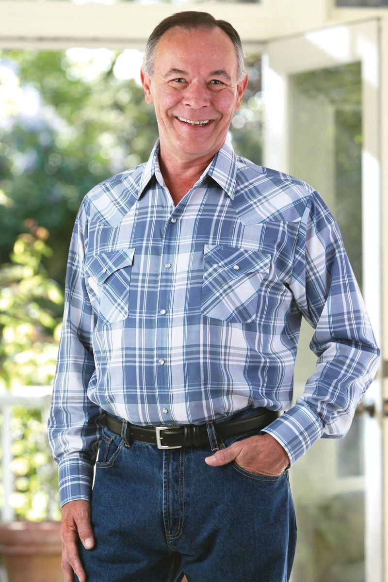 Mens long sleeve western shirts sales