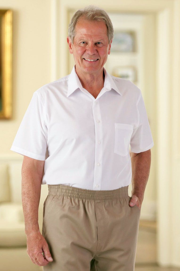 Short sleeve shirt with dress pants shop