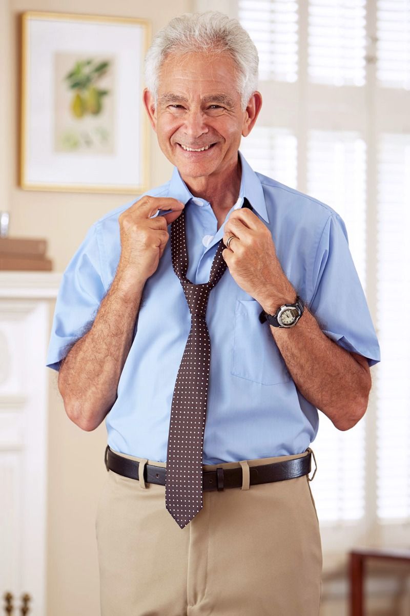 Short sleeve dress shirt with tie outlet