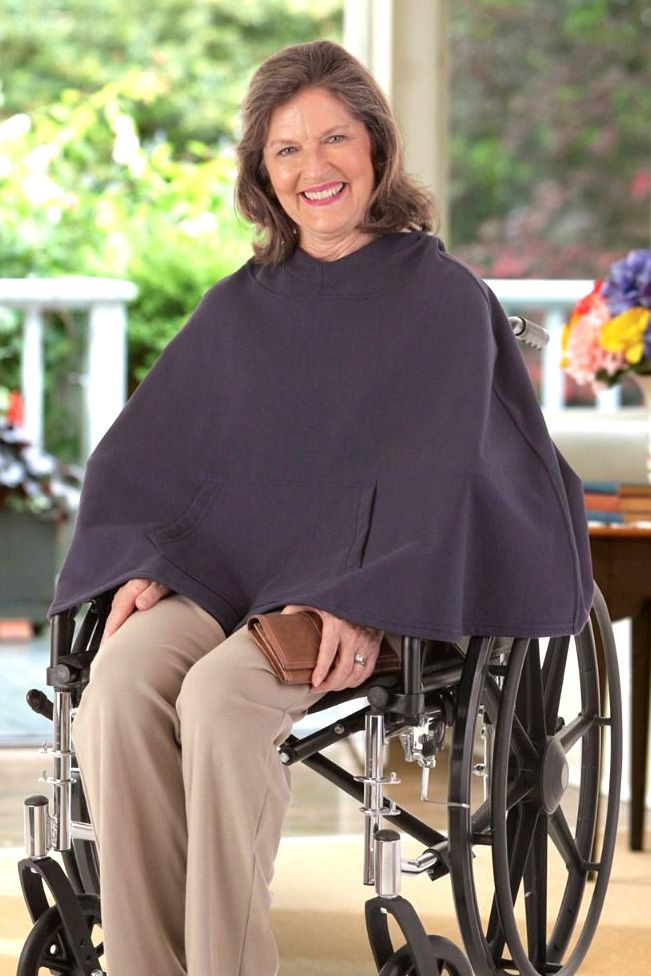 Hooded fleece poncho shop