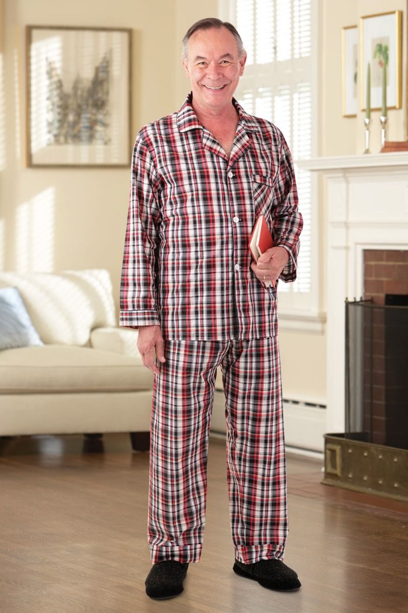 Mens pajama pants with fly front deals