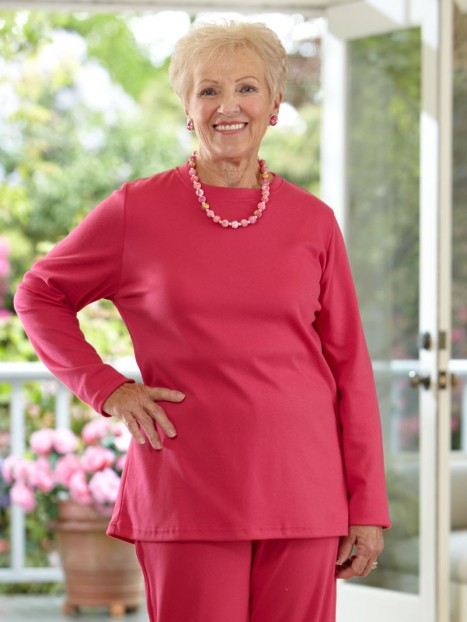 Long Sleeve Basic Adaptive Knit Set