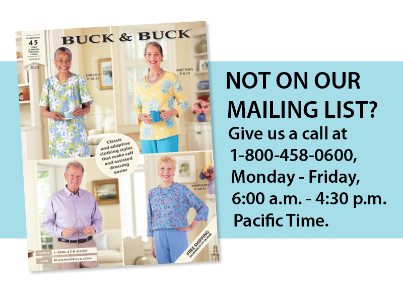 Sign up for a Buck&Buck free catalog