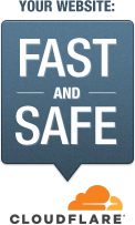 Your Website is Fast and Safe - CloudFlare®